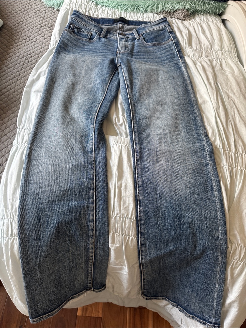 Buckle Light Blue Boot Cut Jeans